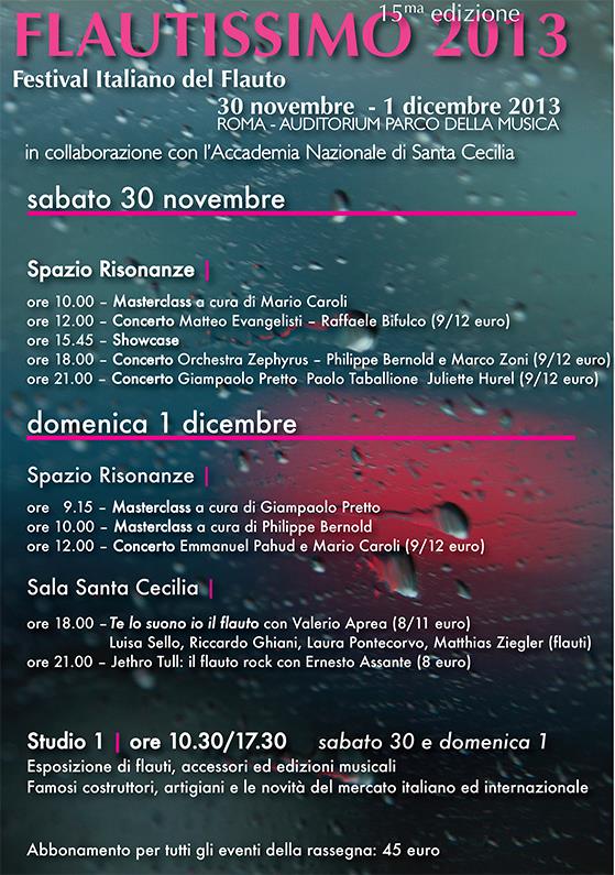 programma flautissimo 2013